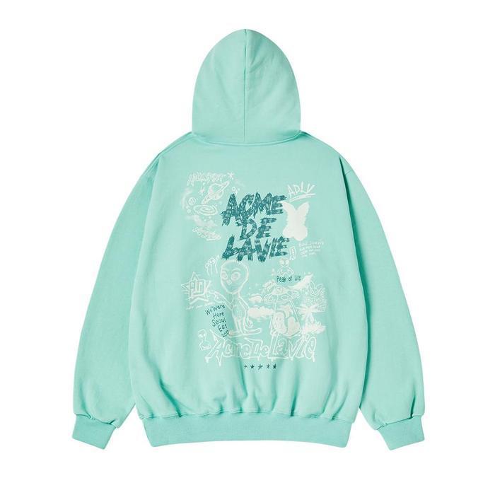 Dw Adlv Alien Universe Hoodie Emerald - Hoodie Oversize Wanita Pria Original Acme De La Vie