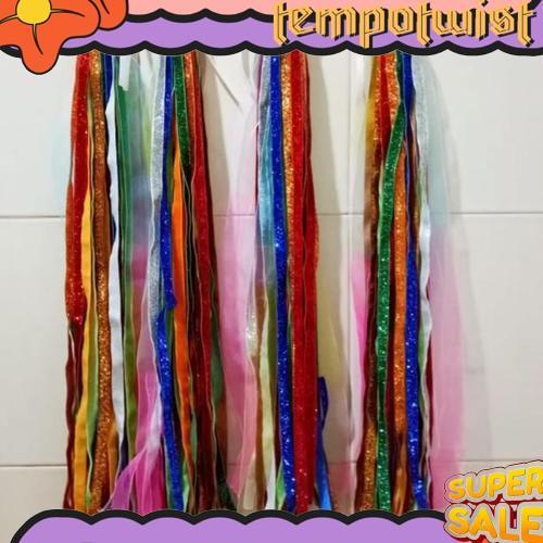 Tassel Rumbai Tamborin Gereja Pita Bludru Alat Tari Murah
