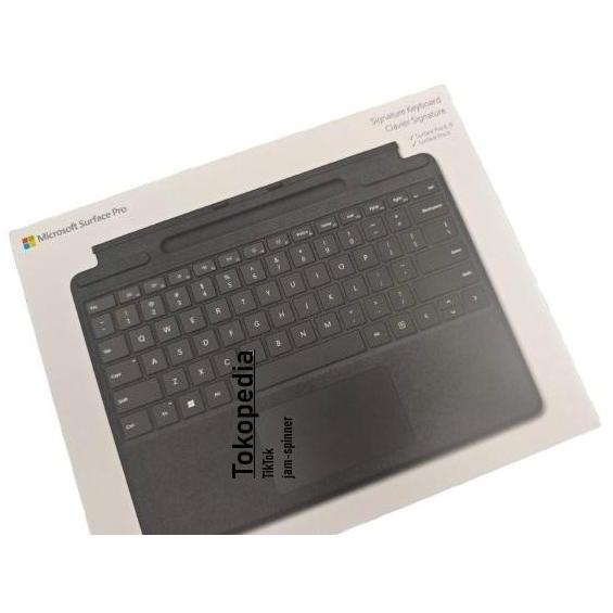 Keyboard Microsoft Surface Pro 11 10 9 8 X keyboard surface microsoft Original Asli Ori Warna Hitam 