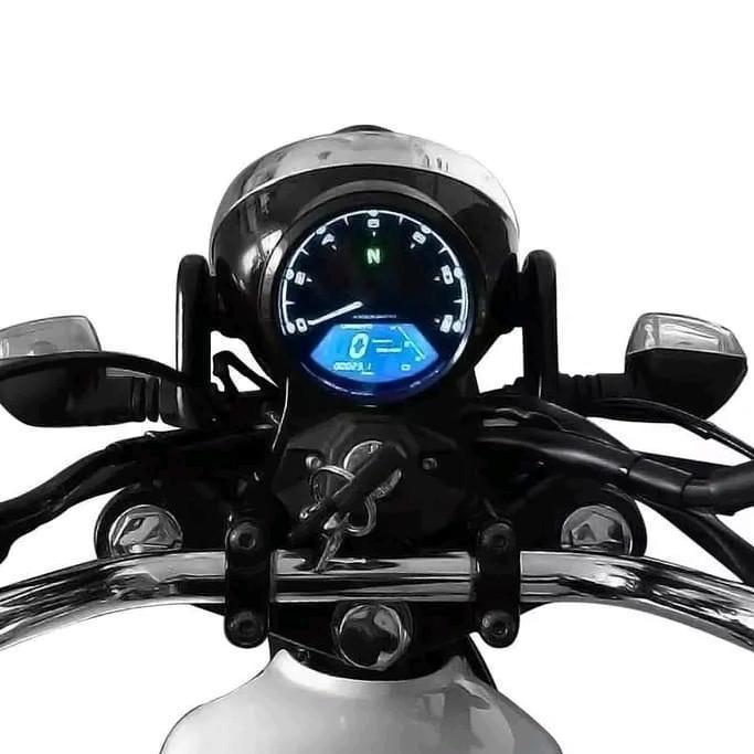 Spidometer Digital Babon Diameter 9Cm Bulat Hitam Motor Vespa Px Tiger Old New Rx King W175 Xsr Vixi