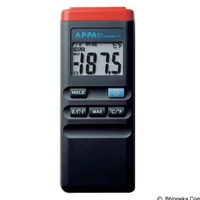 Appa 51 thermoucouple Appa51 digital contact thermometer asli taiwan