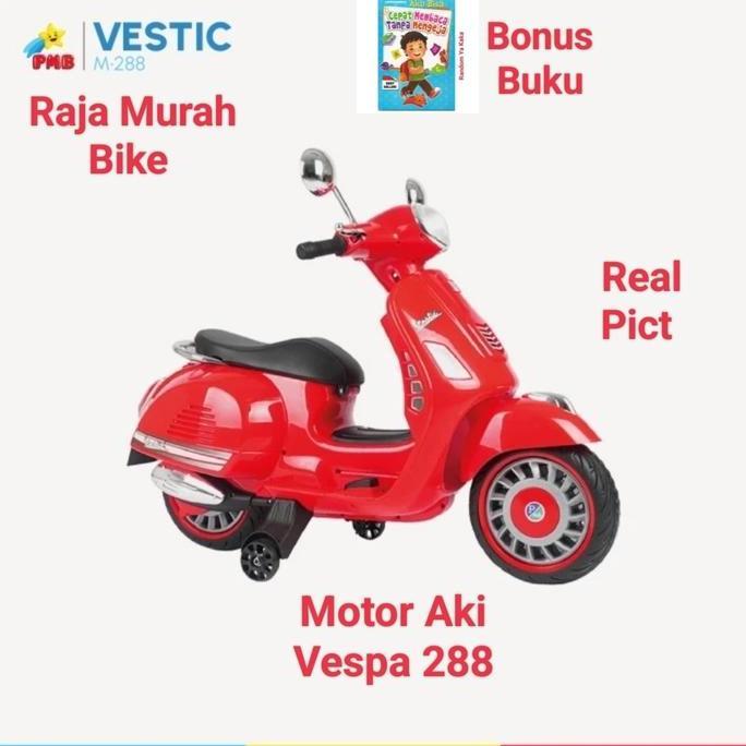 Motor Aki Vespa Vestic M288 Motoran Aki Vespa 288 Motor Aki Anak Vespa Best Seller