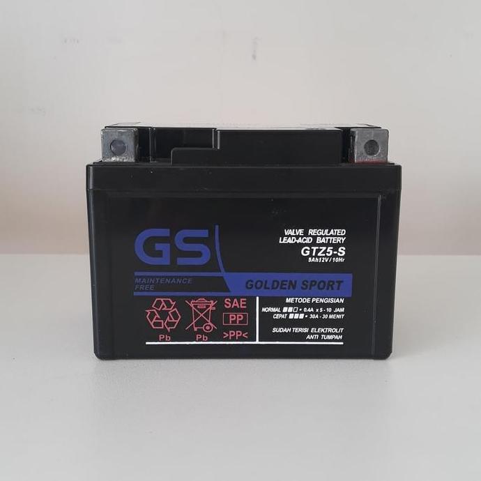 Aki / Accu Motor Beat, skywave, skydrive, spin, GS GTZ5S Aki Kering Terlaris