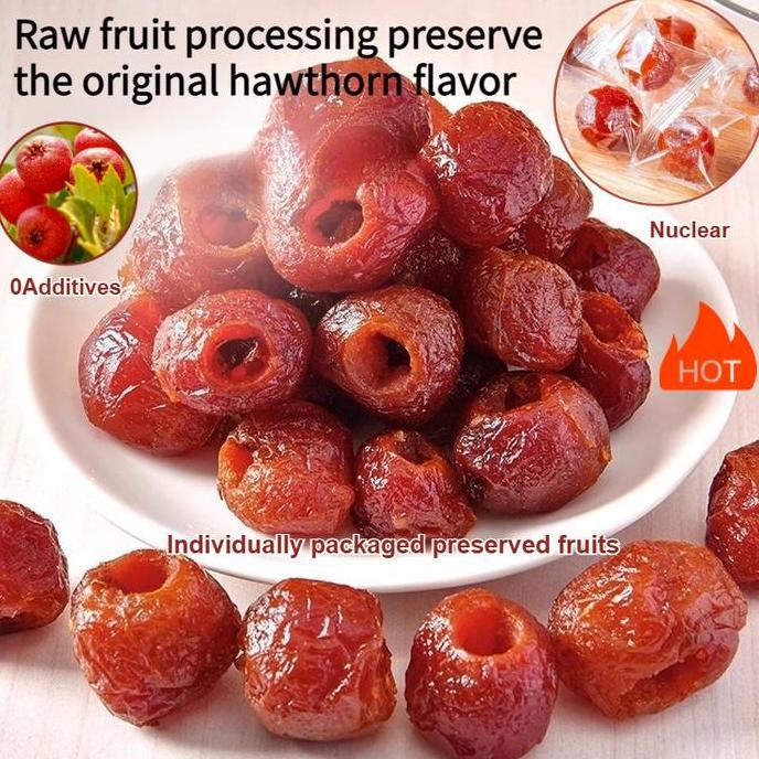 250g Buah hawthorn kering halal/Hawthorn Kering/Freeze Dried 100% Buah Asli Kering Snacks/camilan bu