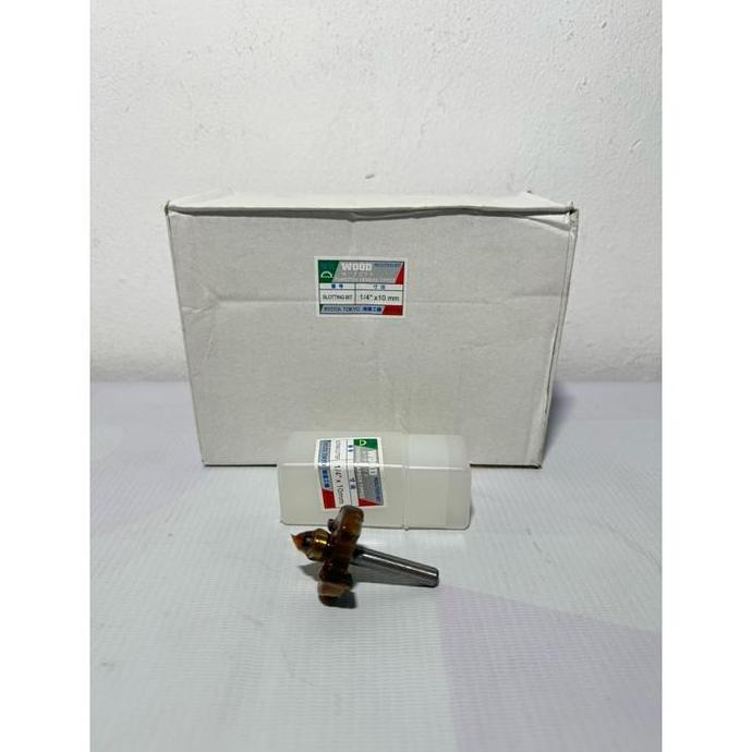 Best- sloting bit 1/4x10mm wood / mata trimmer sloting bit 10mm wood / mata profil router sloting bi