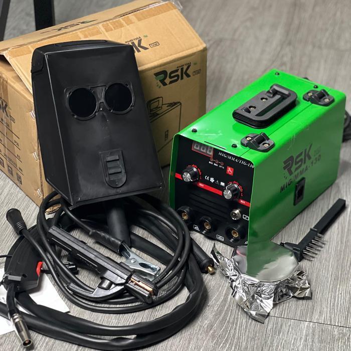 Mesin Las Listrik 3In1 Mig, Tig Dan Mma - Rsk Mesin Las 3-In-1 Welding Inverter Mig/Mma/Tig 130A Mes
