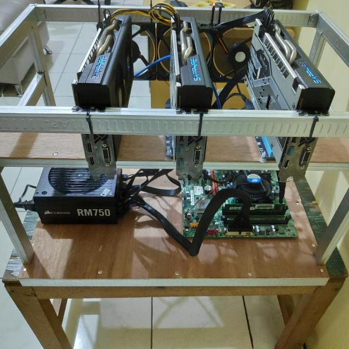 Paket Mining Rig 3 GPU VGA Radeon RX 580 8GB Terlaris