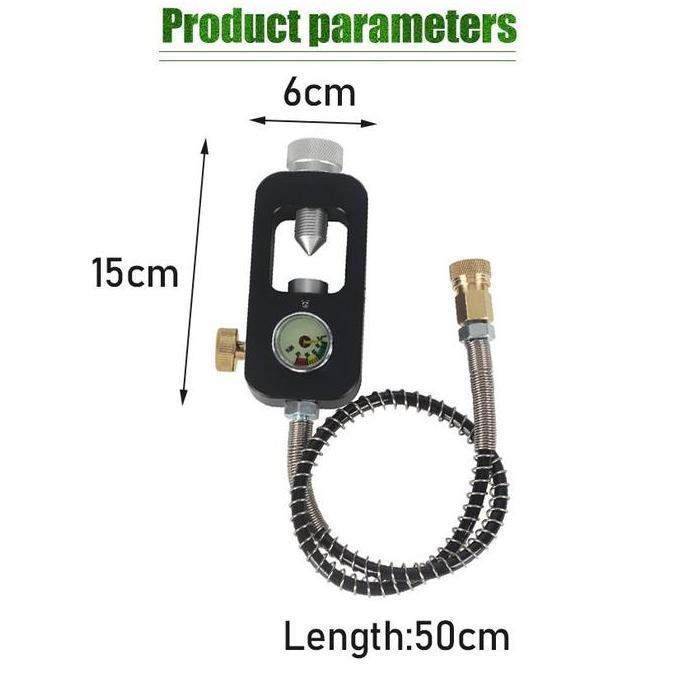 REGULATOR SCUBA DIVING PCP 40MPA/5800PSI IMPORT HIGH QUALITUY MANOMETER BESAR REGULATOR TABUNG SCUBA