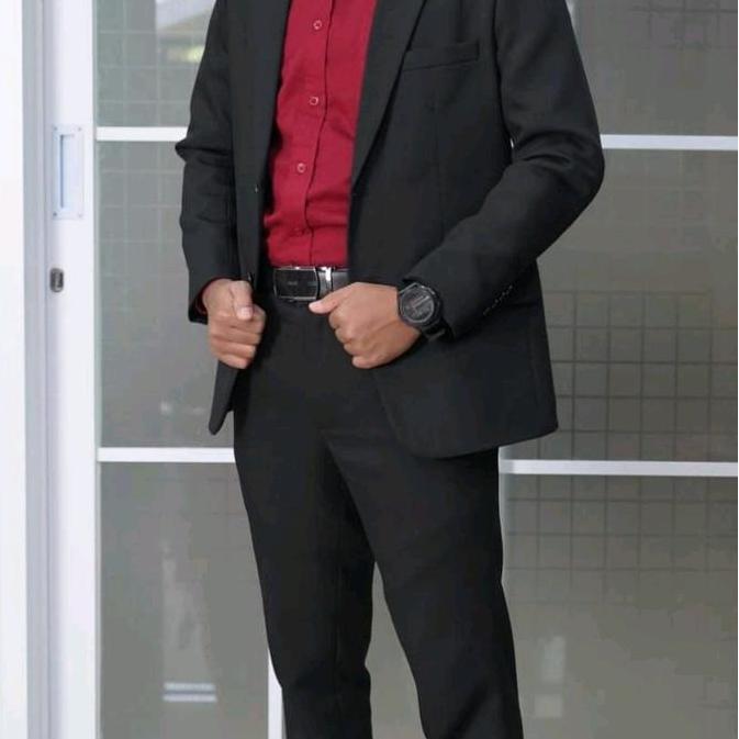 setelan jas pria slim fit