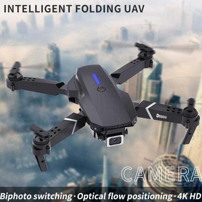 DRONE MINI QUADCOPTER 4K DUAL BATTERY RC WIFI KAMERA 360 HEADLESS MODE BATERAI LI-ION 1800MAH DURASI