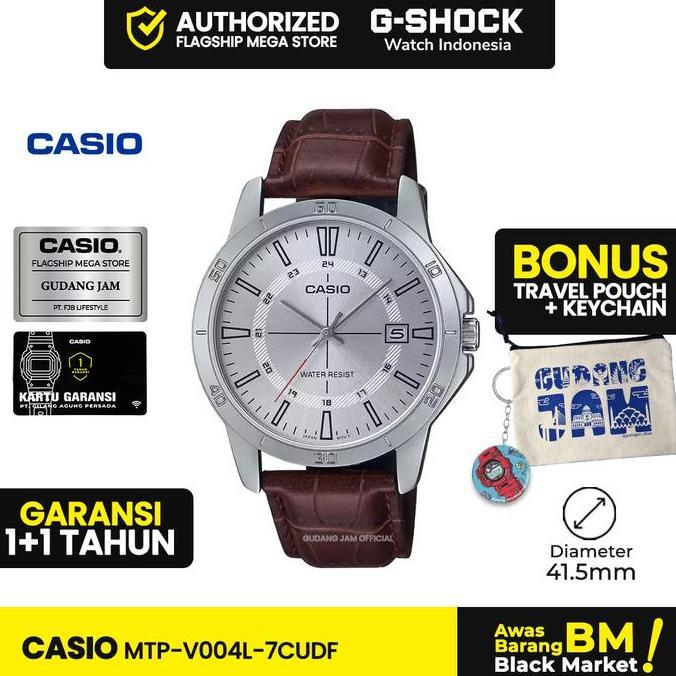 New- Casio General Mtp-V004L-7Cudf Mtp-V004L Mtp-V004 Mtpv004L Mtp V004L Watches Men