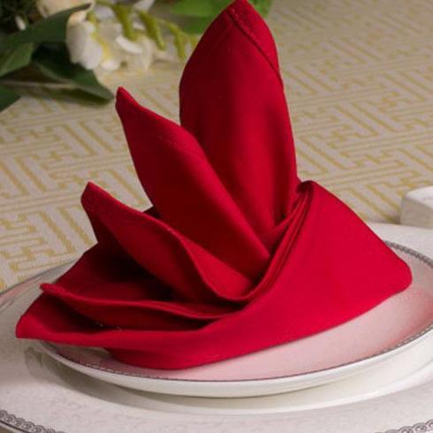 Best- Promo Napkin Hotel Folding Napkin Dinner Napkin Cotton Napkin Serbet