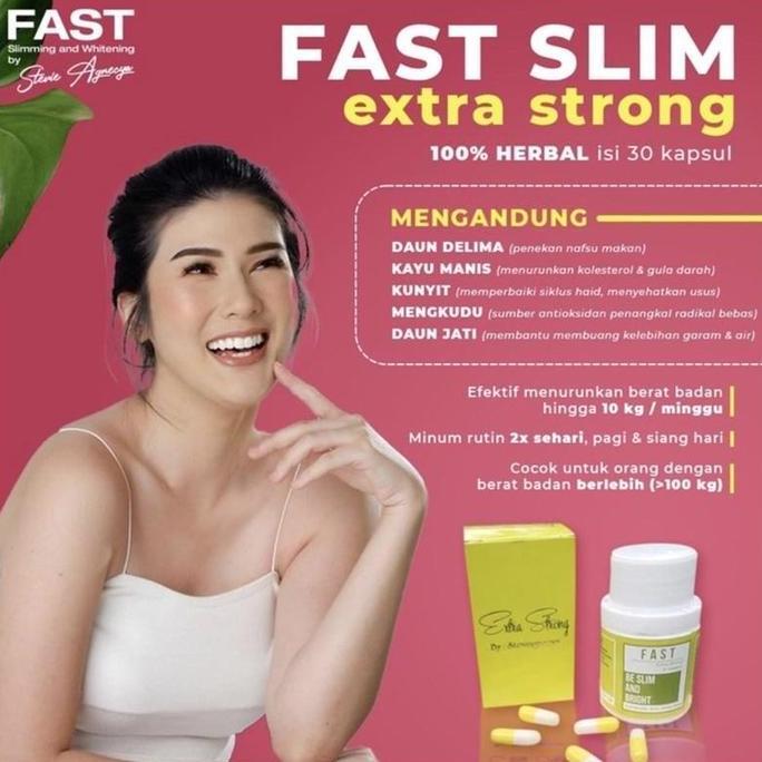 Gasskuy- Fast Natural Herbal Pro Fast Slimming Extra Strong Original Bpom 30 Capsules Turun Bb 15Kg 
