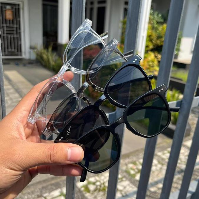 New- Frame Kacamata Gaya Hitam Kotak - Kt299