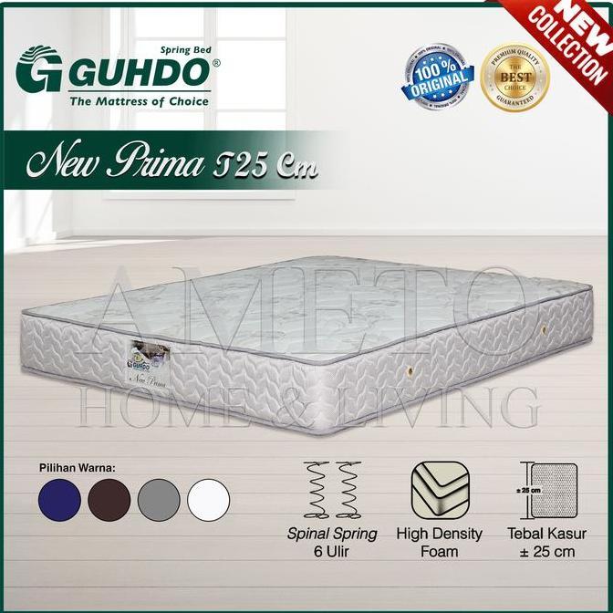 Newcap- Guhdo Spring Bed Kasur New Prima T 25 Cm, 90 100 120 140 160 180 200X200 - Guhdo Springbed