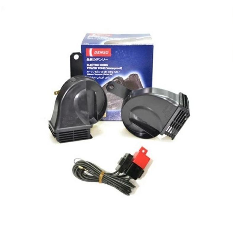 Klakson Denso keong waterproof + Rellay motor PCX ADV NMAX AEROX XMAX