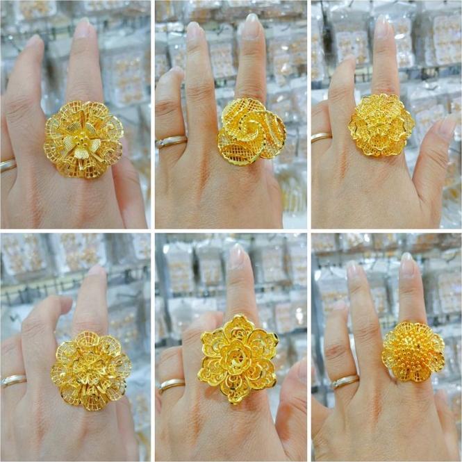 Cute- Cincin Bunga Kendari Cincin Dubai Titanium