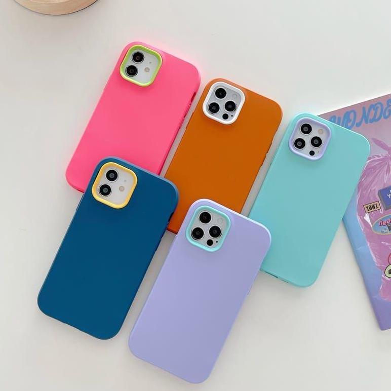 Nice- New Case 3 In 1 Pastel For Oppo A15 A15S A16 A54 A55 A52 A92 A53 A33  Reno 5 6 4G Anti Shock B