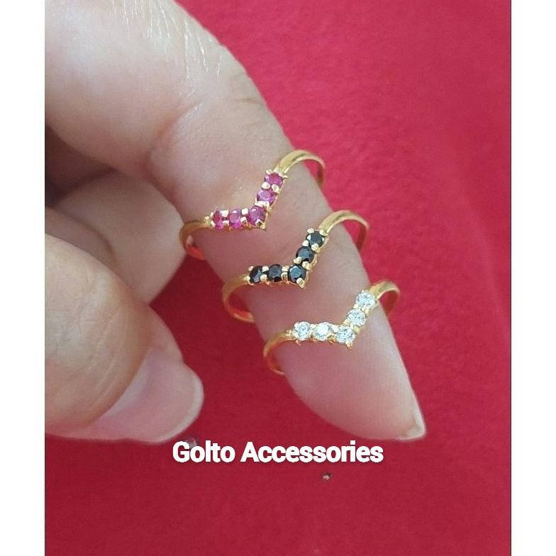 Cute- Cincin Dewasa Aurel  Emas Muda 0,5 Gram