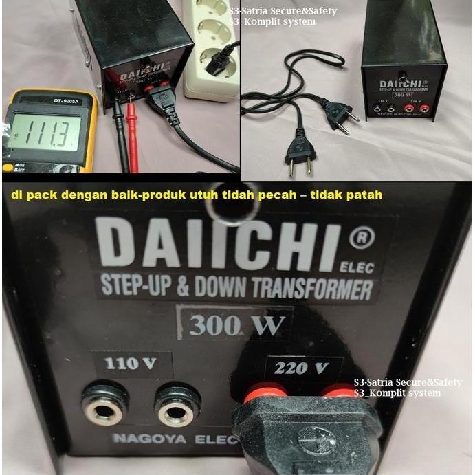 Promo Step Up Step Down Transformer 300 Watt 220V 110V StepUp StepDown 300W Diskon