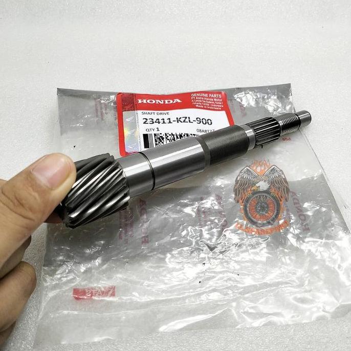 Paket As Pully Belakang Kzl + Bearing Honda 6204 Original Beat Fi Spacy Fi Scoopy  Esp Vario 110 Esp
