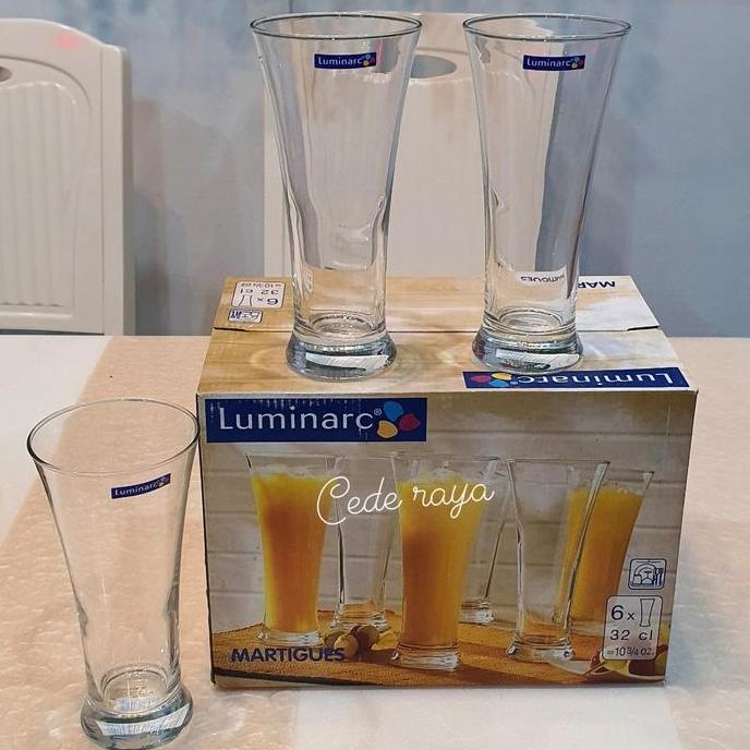 Gelas jus luminarc martigues 32 cl / 320 ml set isi 6 bh