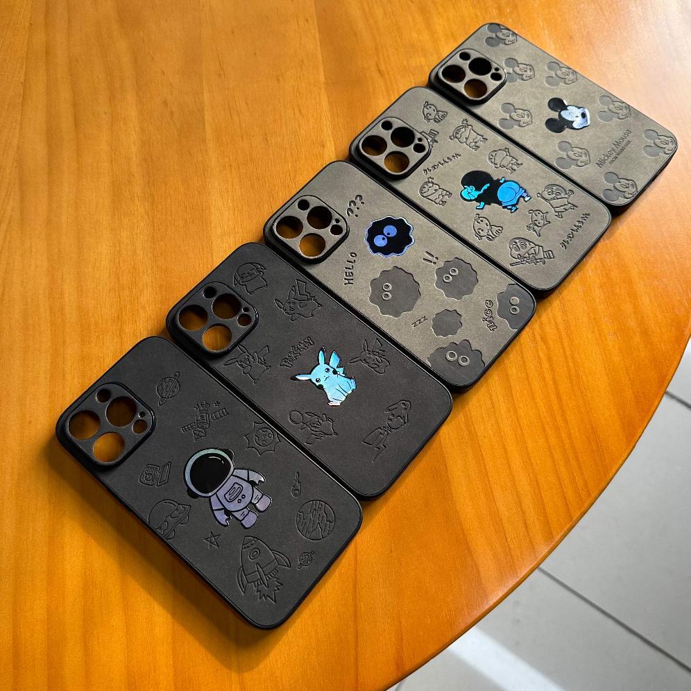 Nice- Leaholo Ip Case Hp Leather Holo Kulit Holo Pelindung For Iphone 12 12Pro 12Promax 13 13Pro 13P