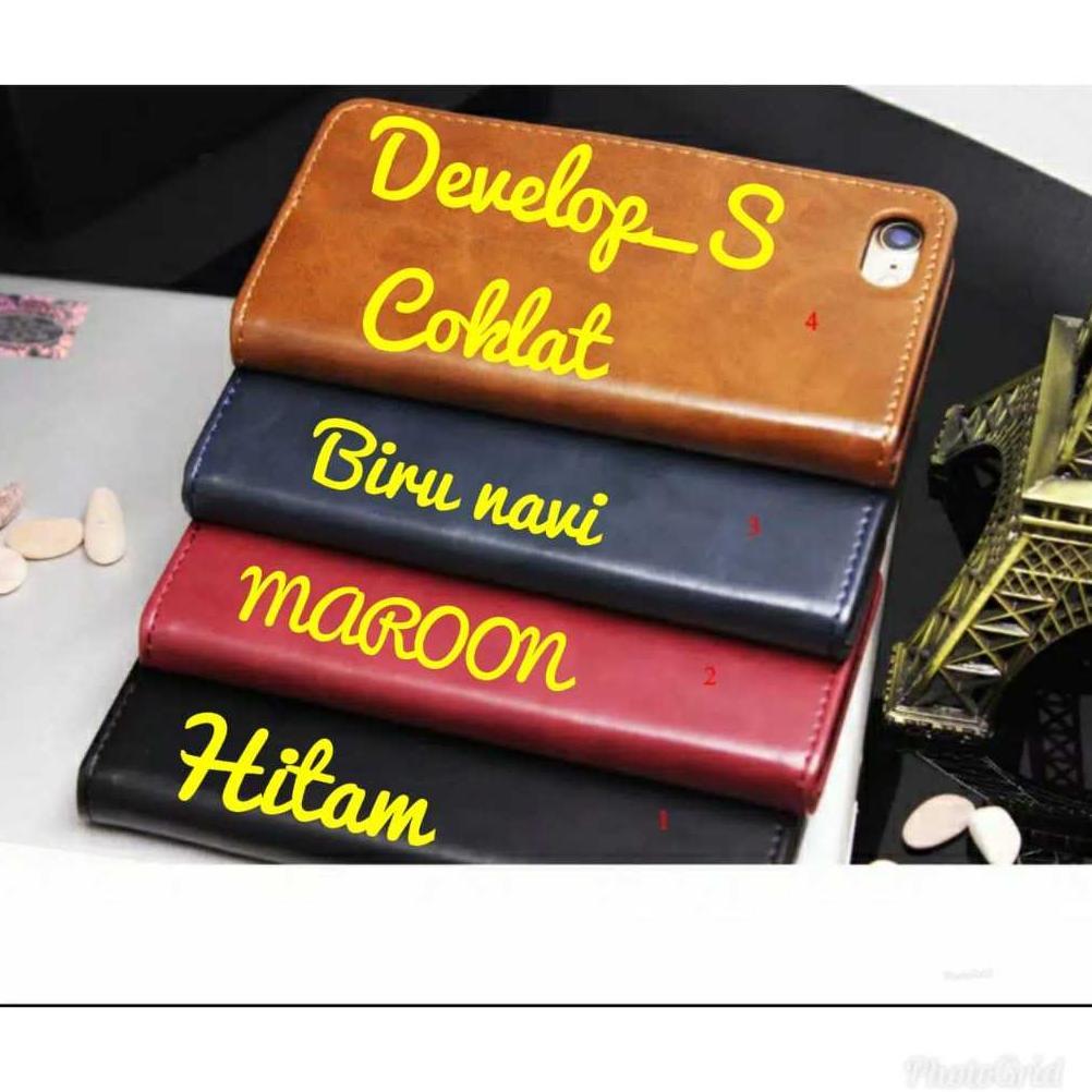 Nice- Leather Case Flip Cover Kulit Huawei Honor 8X - Honor 8A Sarung Dompet Premium