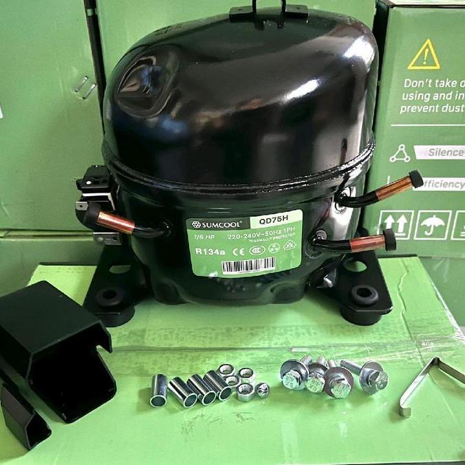 kompresor kulkas 1/4 pk QD75 original