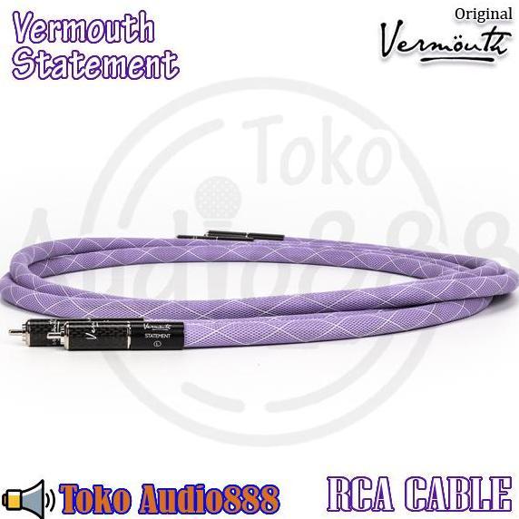 Promo Vermouth Audio Statement Analog Interconnect ( Kabel RCA ) - 1 Meter Diskon