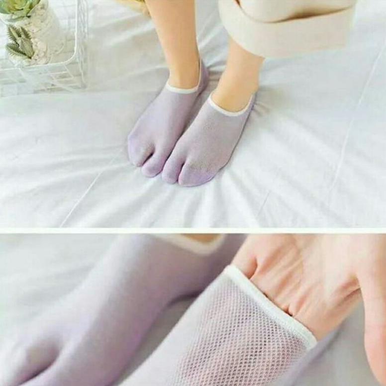 kaos kaki jempol pendek wanita hidden socks invisible -JaminanMutu