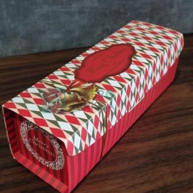 Good- Dus Bolu gulung box cake kue sunway natal christmas motif balon - Merah