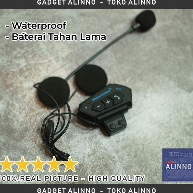 Intercom Bluetooth Helm BT12 Anti Air Intercom Wireless 5.0