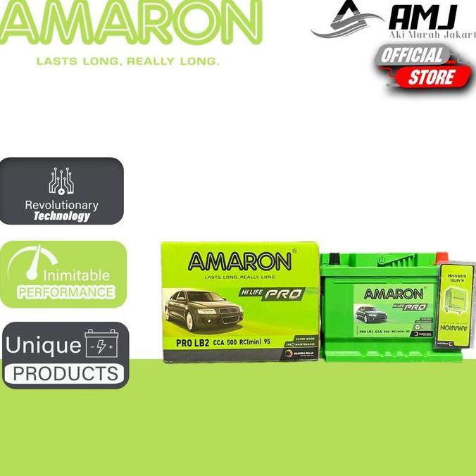 Amaron Hi Life Pro Aki Mobil Peugeot 406 DIN 66 / 555-59 - 66Ah Aki Kering