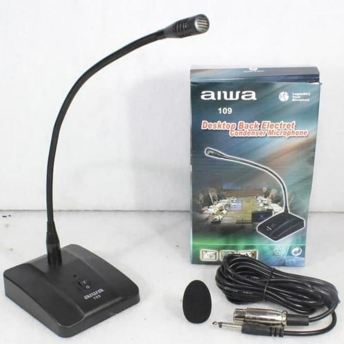 Volk- Mic Meja / Mic Podium Condenser Aiwa Aw-109
