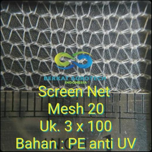 TERMURAH Insect Net / Screen Net Mesh 20 (3x100m) READY STOCK