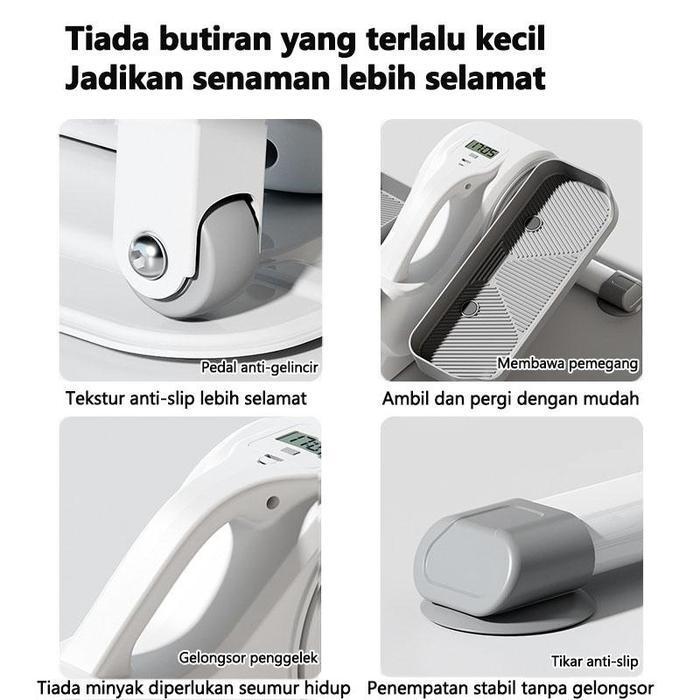 Northmarch Mesin Elips Stepper Alat Fitness Rumah Sepeda Bike Ellips Mini Stepper Portable Alat Olah