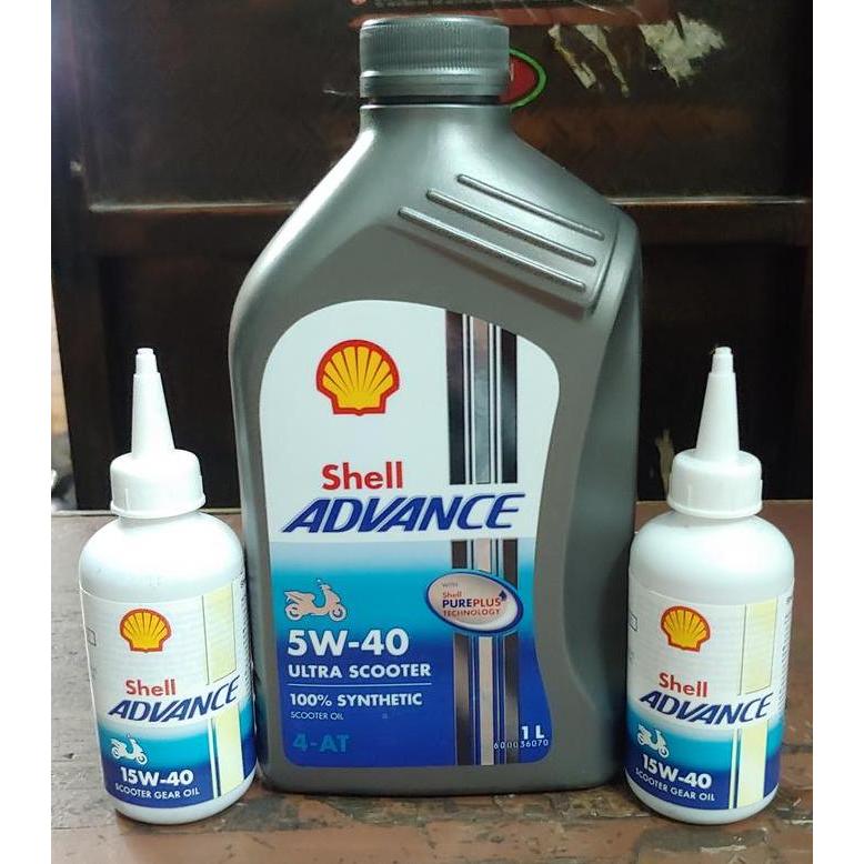 Hiww- Paket Oli Shell Matic Ultra Dan Oli Gardan Shell Nmax Aerox Xmax Pcx