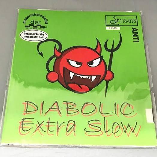 BEBAS ONGKIR - KARET TENIS MEJA ANTI SPIN DER MATERIALSPEZIALIST DIABOLIC EXTRA SLOW