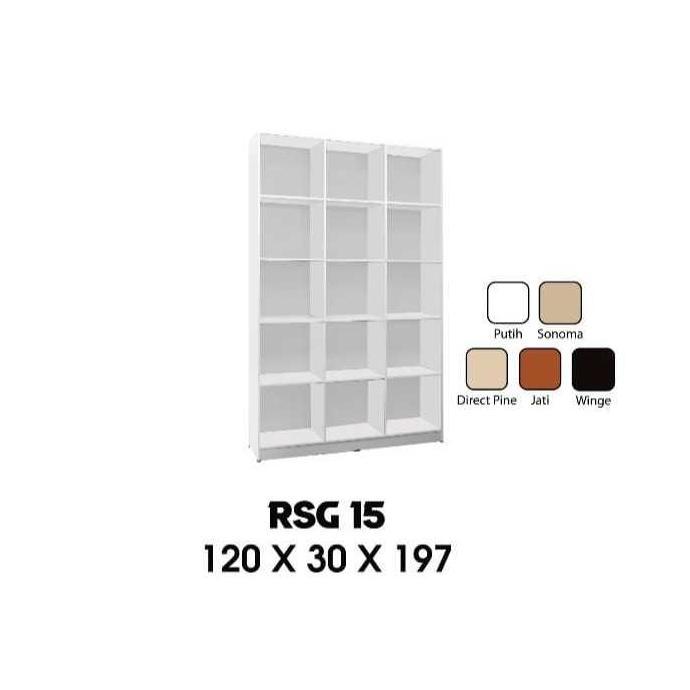Rak loundry /RSG 15/Rak Serbaguna / Rak Multifungsi / Rak Buku / Rak Display / Rak Helm - RSG 15- SE