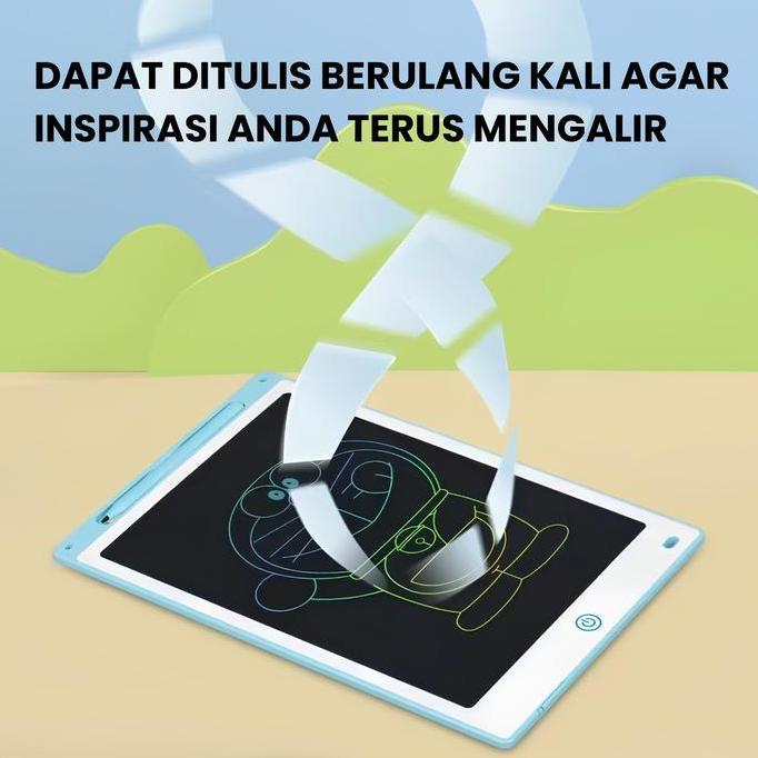 Toypuy- Uplu Lcd Writing Tablet Papan Gambar Anak Elektronik 10 Inch Tablet Gambar Dan Menulis Anak 