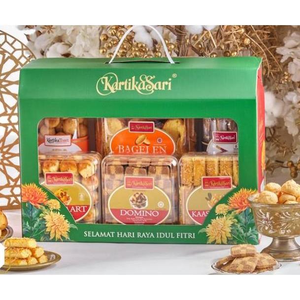 HAMPERS PLATINUM ISI 6 KARTIKA SARI BANDUNG GIFT PARCEL IDUL FITRI LEB