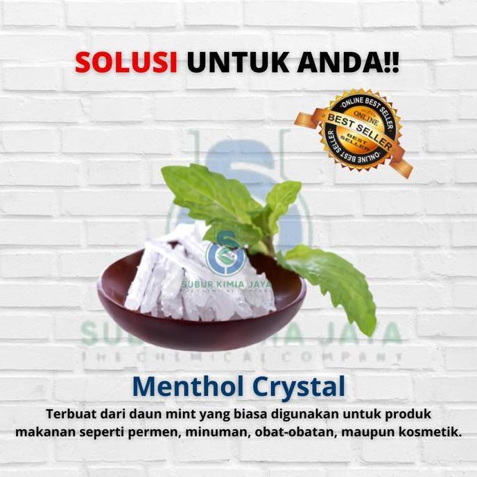 MENTHOL CRYSTAL / Mentol Kristal 1KG / Campuran pada produk makanan, kesehatan, & body care