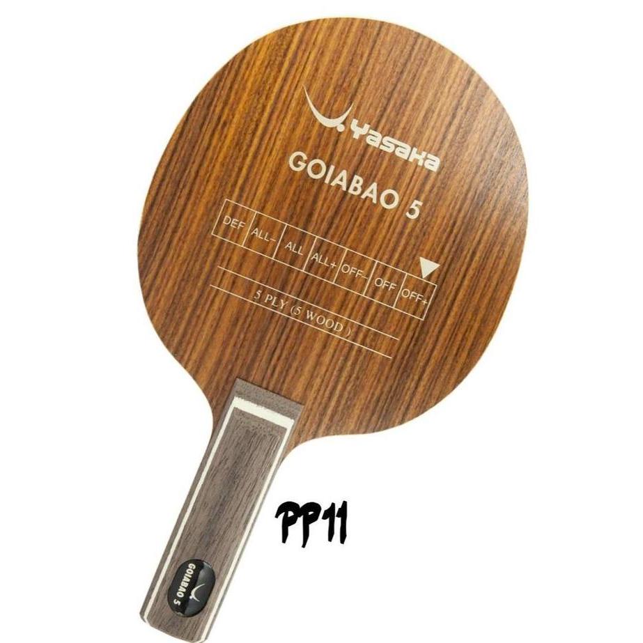 Yasaka Goiabao 5 / Rosewood 5 - Bat Bet Blade Kayu Tenis Meja Pingpong