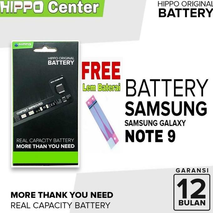 BEBAS ONGKIR - Baterai Hippo Compatible with SAMSUNG Note 9 Battery Galaxy Note 9 Batre