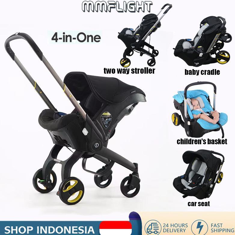 Mmflight Stroller Car Seat Bayi Stroller Baby 4 in 1 Multiple Function Stroller Anak