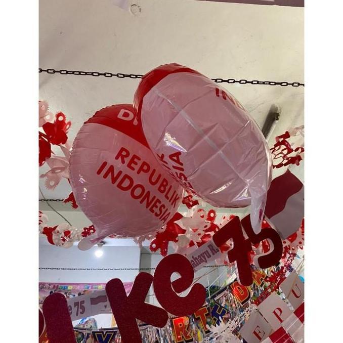 Expert- Balon Foil Dirgahayu, Balon 17 Agustus, Dekorasi Agustusan