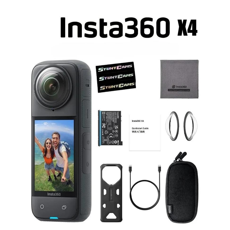 Insta360 X4 - Waterproof 8K 360 Action Camera 4K Wide-Angle Video AI Editing Stabilization for Sport