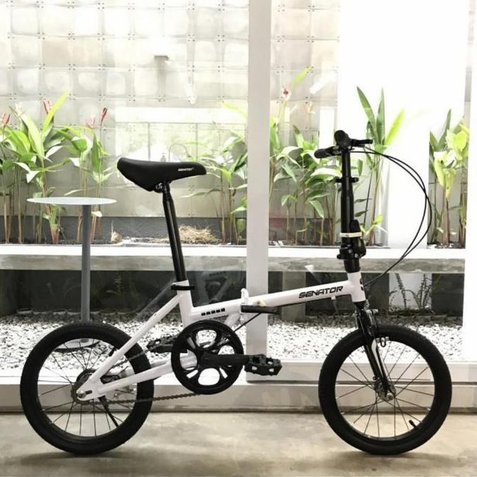 Terlaris Sepeda Lipat 16 Senator Single Speed