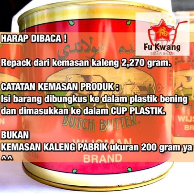 Expert- Mentega Wijsman Wyjsman Wisman Wysman Butter 200 gram